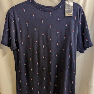 Ping Pong Pro Men's Bomb Pop / Firecracker Popsicle T-Shirt NWT